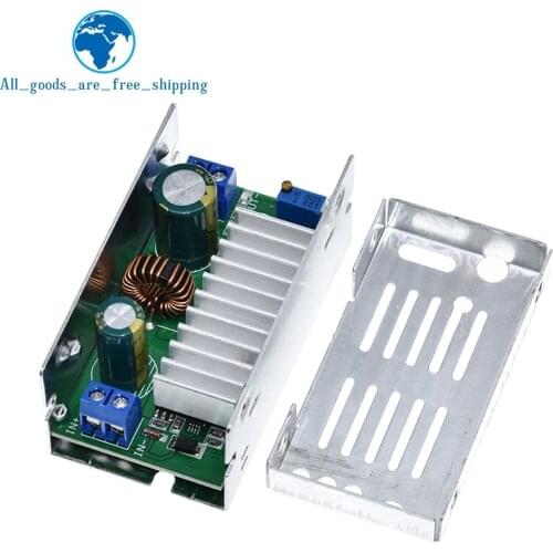 200W MAX DC-DC Boost Converter 6V-55V 10A Adjustable Step Up Voltage Charger Power Supply Module With Aluminum Shell Case Box