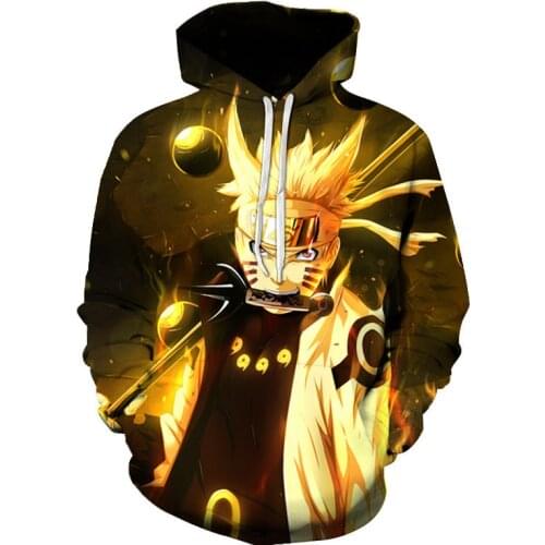 Naruto Rapids Anime Manga Summer Boys Girls Loveliness Casual Fashion Cartoon Sweater Hoodie Pullover Childrens Clothes Kids