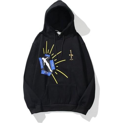 Kanye West Harajuku Cactus Jack Print Hoodies Sweatshirts Men Women Oversized Stranger Things Fleece Hoody Streetwear Pullover