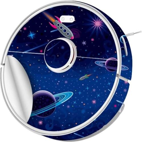 Provide Customized Custom Space Cute Sticker for Roborock P50 P51 P55 Robot Robotic Vacuum Cleaner Skin Spare Parts