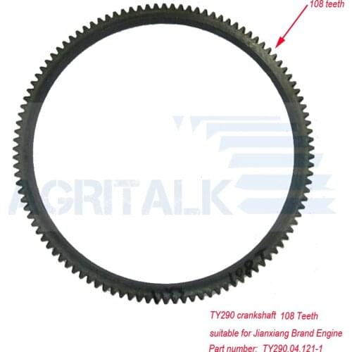 Gear ring for Jianxiang TY290 for SJ-180A / Jianxiang TY290X for JM or Weituo, part number: TY290.04.121-1 / TY290X.04.121