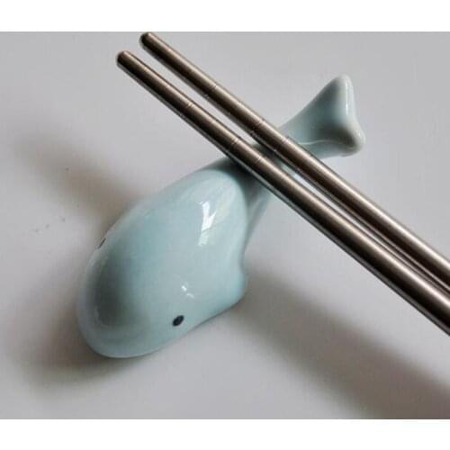 10pcs/set Tableware Chosptick Rest Stand Dinnerware New Style Creative Ceramic Chopstick Holder Crafts Decoration