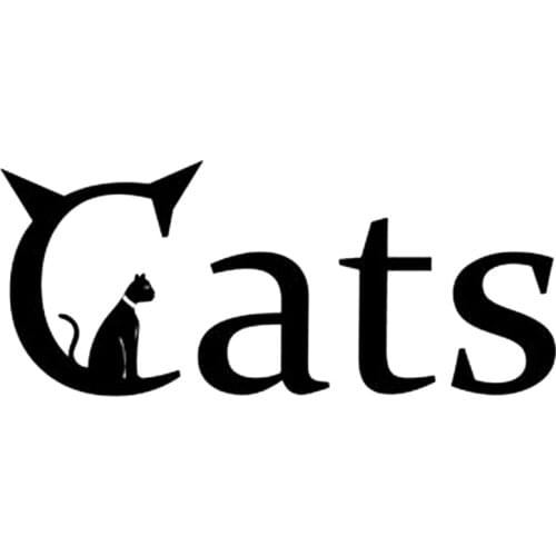 13cm*5.5cm Cats Fashion Animal Decor Car Sticker Vinyl Car Styling Cute And Interesting Fashion car accessories