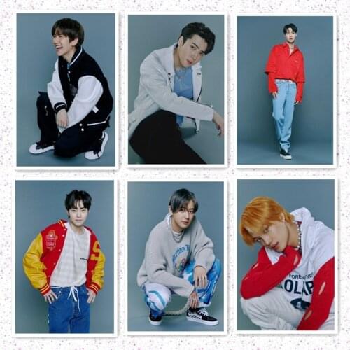 2PCS/SET KPOP EXO New Album DON'T FIGHT THE FEELING Pasteable Photo SE HUN LAY BAEKHYUN Sticker Poster For Wall Decor Gifts B49