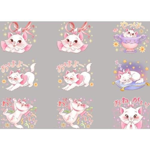 32 sweet kitty stickers/pretty stickers/decorative stickers/DIY craft photo album