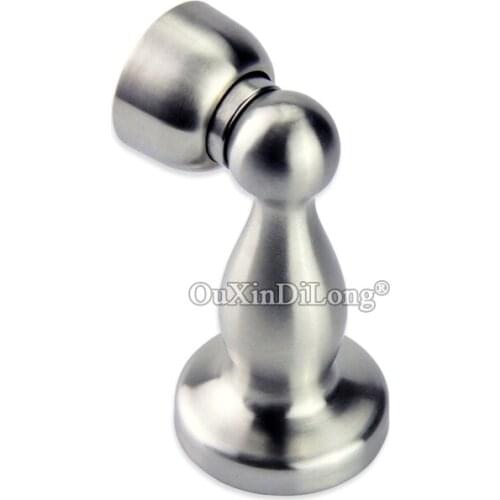 Top Quality 4PCS Stainless Steel Powerful Magnetic Door Stops Floor-mounted Door Doorstop Stopper Catch Holder