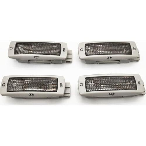 4Pcs Gray Rear Reading Dome Light Lamp For Tiguan Beetle Bora Golf Passat Skoda Fabia Superb Seat Alhambra Leon 3B0947291