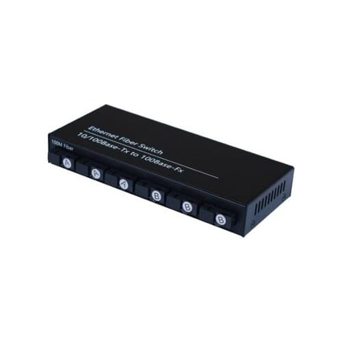 6 optical modules 2 electric 100Mbps Fiber Optical Media Converter Fiber olt single-mode single-fiber optical transceivers