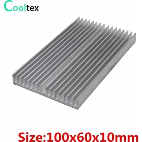 100x60x10mm Aluminum Heatsink for Electronic Chip LED IC radiator COOLER cooling