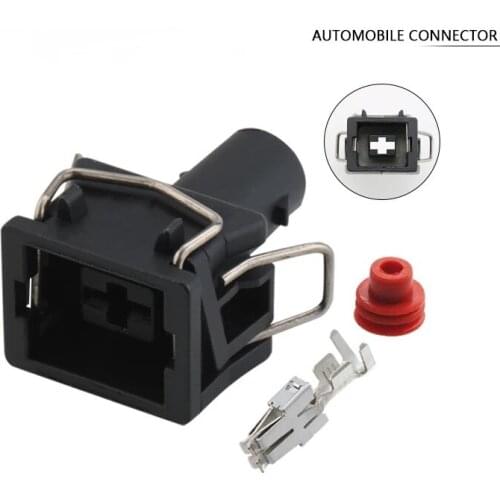 Free shipping 200SETS 357972771 6.3mm 1Pin AMP Connector Car Electrical Wire Connectors