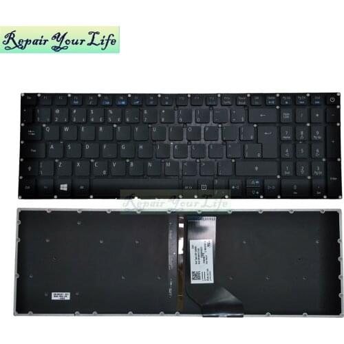 Brazilian Laptop Backlit Keyboard for Acer Aspire E5-573 773 A315 53 51 A315-31 VN7-592 VN7-792 572 Brazil Keyboard backlight