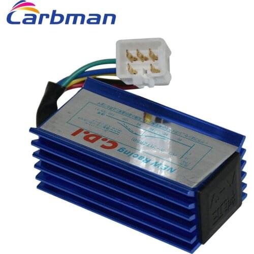 Carbman 5 Pin Performance Blue Race CDI Box For Rev Hyper For Bike Atv Scooter 50cc 70cc 110cc 125cc V Cd01 Cr