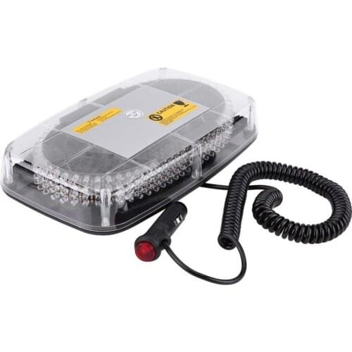 DC12V 240 LED Red Yellow Blue car Vehicle Police Warning light Magnetic Mounted Flashing Strobe Emergency Light Beacon Lamp