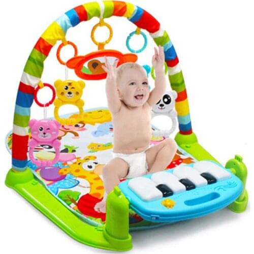 Baby Carpet Play Mat Music Puzzle Mat With Piano Keyboard Educational Rack Toys Infant Fitness Crawling Mat Gift For Kids Gym