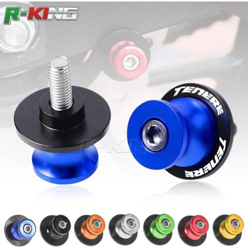 For YAMAHA XT660Z Tenere 2008-2015 XJ 600 N S 1995-2002 XJ 600 S Motorcycle CNC Aluminum Swingarm Spools Slider Stand Screws