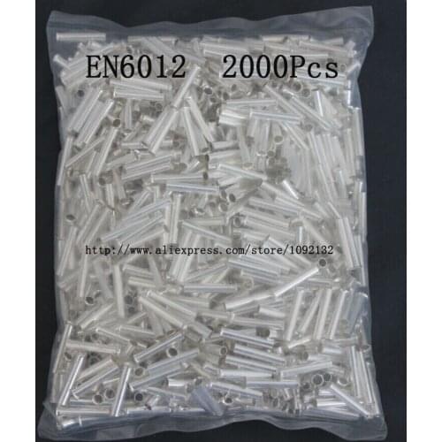 EN6012 Bare Copper Wire Ferrules For 6.0mm2, 10 AWG Wire 12mm of Pin Length