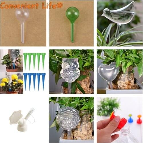 Hot Sale Collection Automatic Flower Watering Device Plant Waterer Self Watering Globes Clear Glass Various Shape