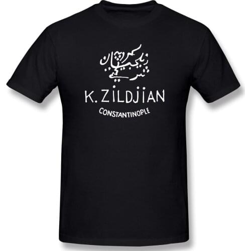 K. Zildjian Constantinople Classic Mens Basic Short Sleeve T-Shirt Novelty R354 Top tee Eur Size