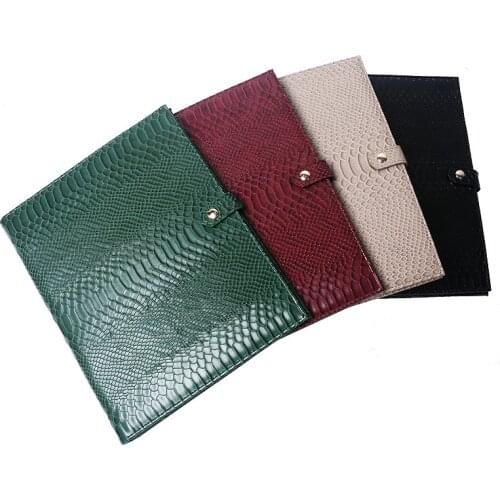 Fashion Business Briefcase Embrossed Ostrich Pattern File Folder New Large Capacity Laptop Briefcase Top Quality Document Bag