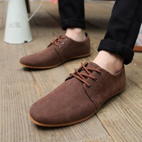 2021 Summer Autumn New Fashion Loafers for Man Breathable Lace-up Leather Casual Shoes with Platform Suitable for Daily