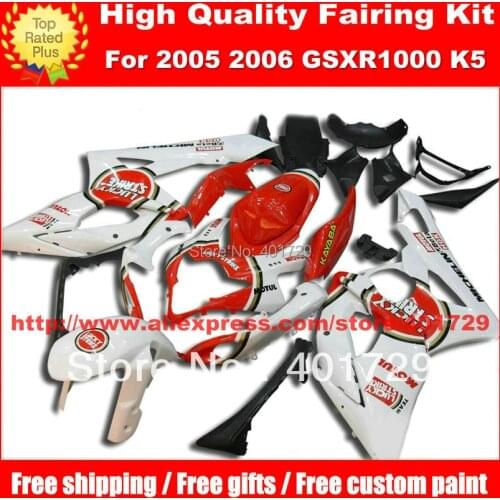 Injection Lucky Strike fairing set for SUZUKI GSX- R1000 2005 2006 GSXR1000 05 06 K5 high grade racing motorcycle fairing