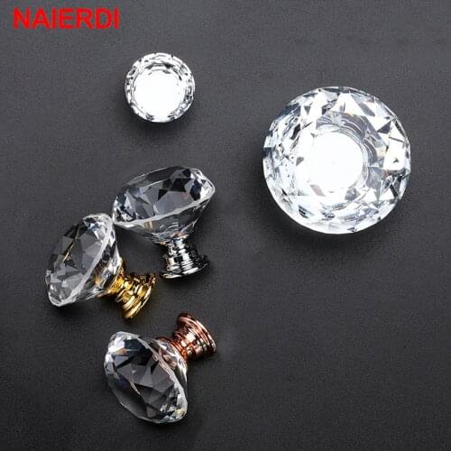 NAIERDI Glass Furniture Handles