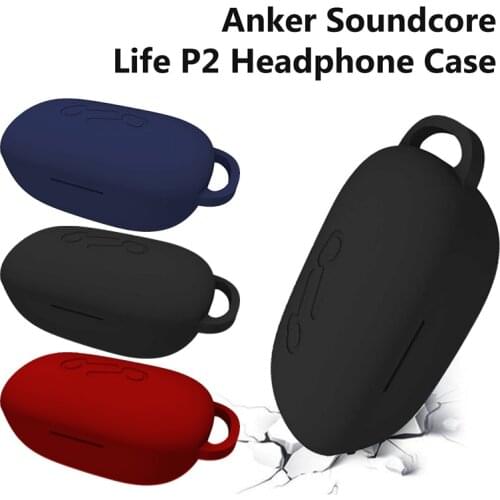 New Improved Silicone Shell For Anker Soundcore Life P2 TWS Protective Cover For Anker Soundcore Life P2 Headphones