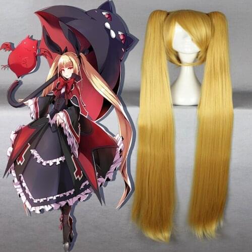 BlazBlue Alter Memory Cosplay Wig Rachel Alucard Cosplay Wigs Heat Resistant Synthetic Halloween Carnival Rabbit Harlequin Wig
