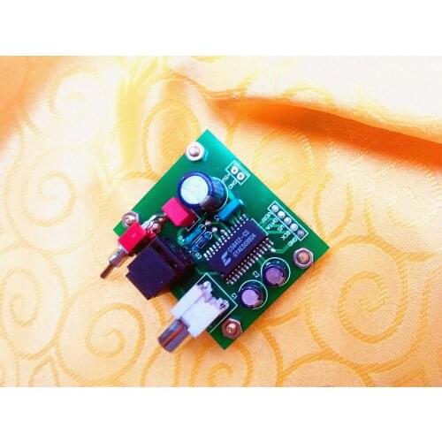Coaxial Fiber Receiving Board, Input to I2S, IIS for Decoder DAC Chip CS8412