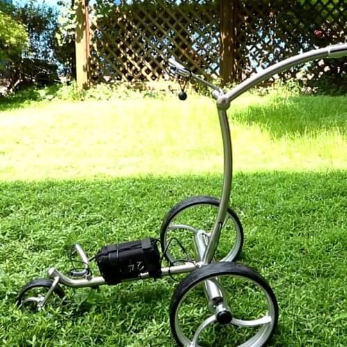 Hot model new arrival new model electric golf bag stainless steel golf trolley