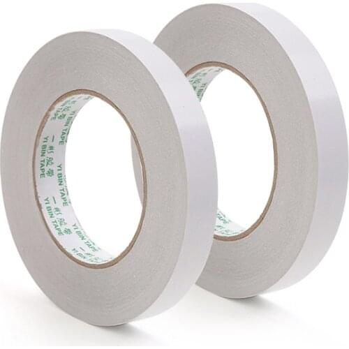 8M White Super Strong Paste Double Sided Tape Self Adhesive Glue Paper Office Stationery Scrapbooking Masking Ultra-thin Tape