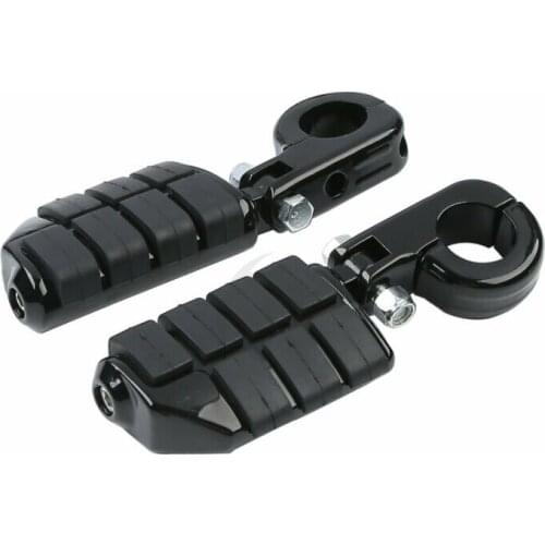 Universal 1.25" 32mm Engine Guard Crash Highway Bar Foot Pegs Footrest Mount Clamp For Harley Honda Suzuki Yamaha Sportster dyna