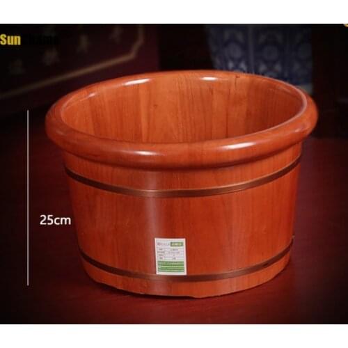 High Quality Foot Bath Barrel Solid Wood Foot Bath Tub Adult Wood Foot Pedicure Bath Barrel Household Footbath