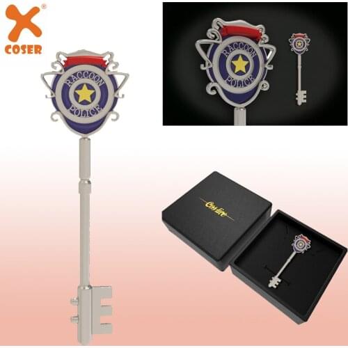 Xcoser Resident Remake Stars Key Game Keychain Cosplay Costme Props Keyrings Collections Jewelry Costume Props