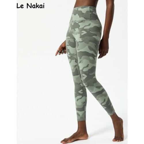 Camo printed yoga legging for women fintess sport leggings buttery-soft naked-Feel gym tights workout yoga pants jogging tights