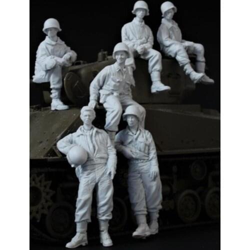 1/35 ancient crew set include 6 (NO TANK ) Resin figure Model kits Miniature gk Unassembly Unpainted