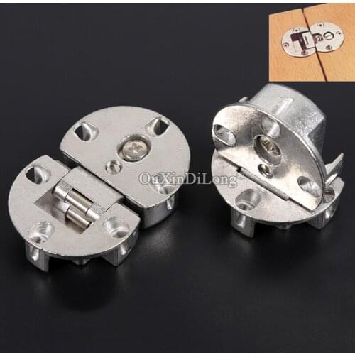 Brand New 10PCS Alloy Cabinet Flip Hinges Cupboard Wardrobe Cabinet Hidden Folding Hinge Up and Down Flap Hinges
