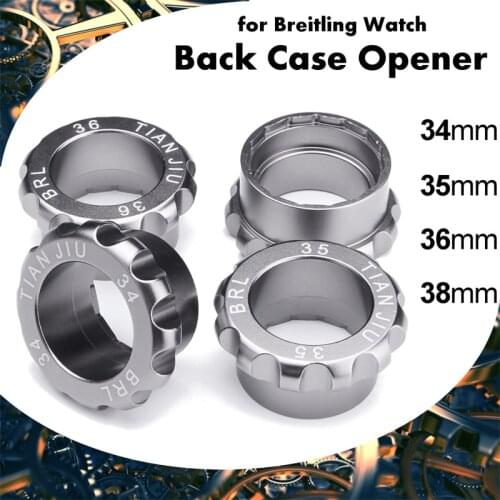 4pcs Case Tool Screw Back Opener for Breitling Watch 34mm 35mm 36mm 38mm Watch Repair Tools Case Screw