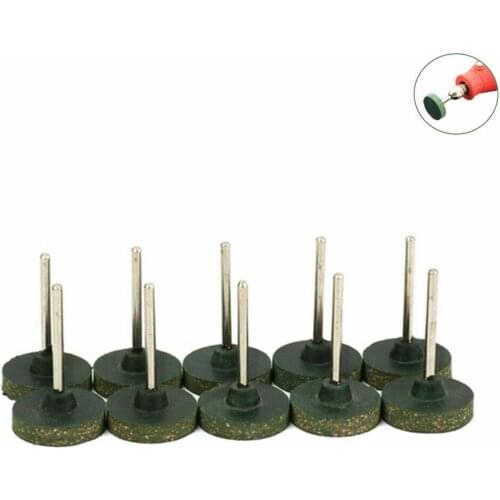 5/10/20pcs 20/25mm Rubber Polishing Burr Abrasive Grinding Wheel 3mm Shank for Dremel
