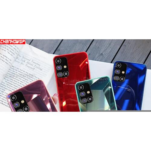 3D Laser Line Diamond Case For Samsung Galaxy A12 A02S A32 A42 A52 A72 A21S A51 A71 A01 A11 A31 A41 S20 S21 Plus Ultra TPU Cover