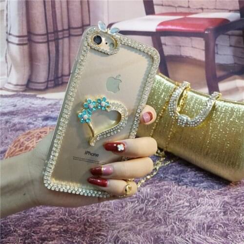 Luxury Rhinestone Diamond Bling Claw Chain Jewelry Phone Cases Cover for Samsung S6 S7 S8 S9 S10 PLUS S10 Lite Note5 8 9 Case