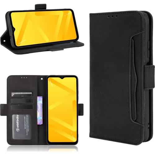 For ZTE Blade A71 Case 6.52" Multi-function card slot Leather Book Flip Design Wallet Cover For ZTE Blade A71 A7030 Case