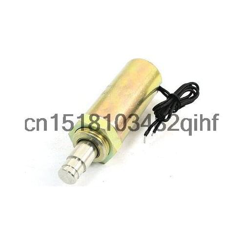 DC 12V 2mm 1000g 4mm 0.67lb Pull Type Tubular Solenoid Electromagnet