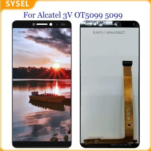 For Alcatel 3V OT5099 5099 Lcd 5099Y 5099U 5099D LCD Assembly Touch Screen Digitizer Replacement Assembly Original+Tools