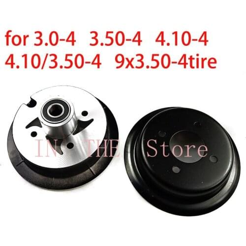 4.10/3.50-4 wheel rim 4 inch alloy 6202 bearing hub fit MiNi Moto,ATV&Go Kart Electric Scooter