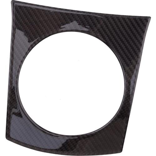 Carbon Fiber Car Interior Console Gear Shift Panel Sticker Trim Cover Fit For Nissan 350Z 2003 2004 2005 2006 2007 2008 2009
