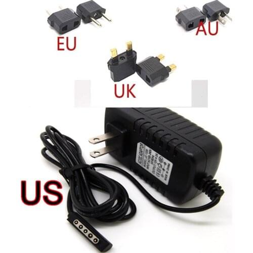 Wall Travel Home Charger Adapter for Microsoft Surface 2 Windows RT Tablet US