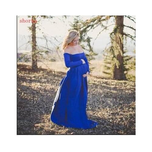 New Couple Fashion Maternity Dresses Photography Props Beach White Lace Maternity Long Dress Pregnant Photography Dresses