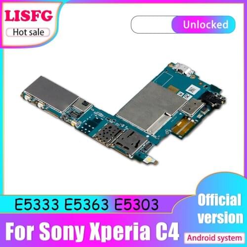 Original For Sony Xperia C4 E5333 E5363 E5303 Motherboard With Full Chips,For Sony Xperia C4 E5333 E5363 E5303 Logic Board