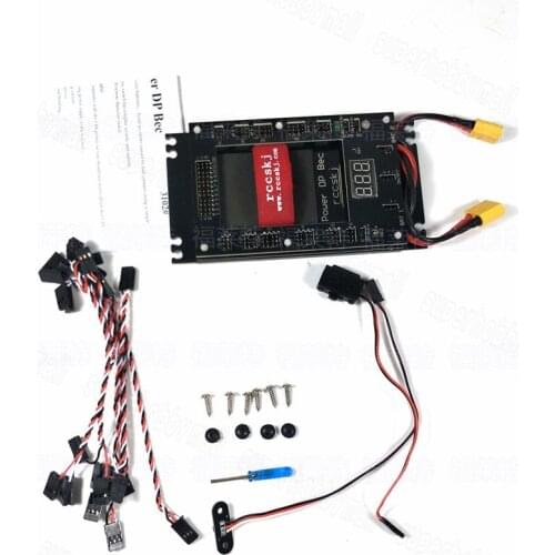 Rccskj E3102 Power DP Bec Servo Section Board Integrated CDI Remote Cut off For RC Model Airplane